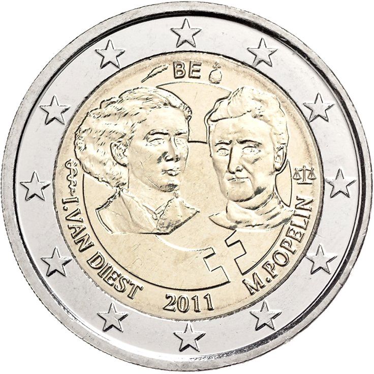 Belgio - 2 € Giornata della Donna 2011