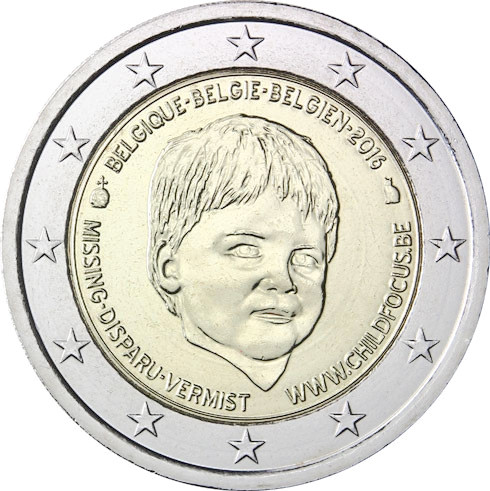 Belgio - 2 € Child focus 2016