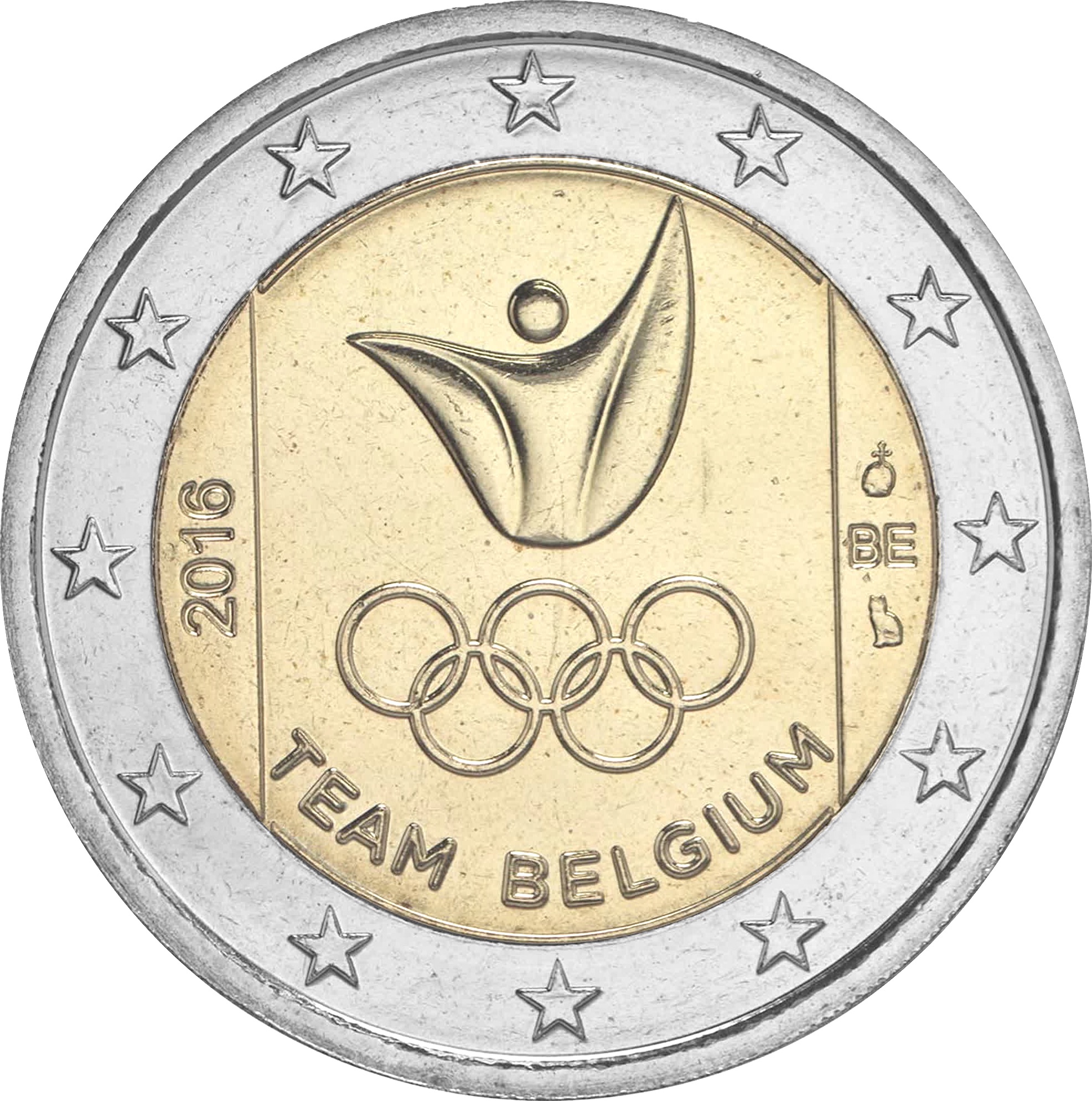 Belgio - 2 € Olimpiadi di Rio 2016