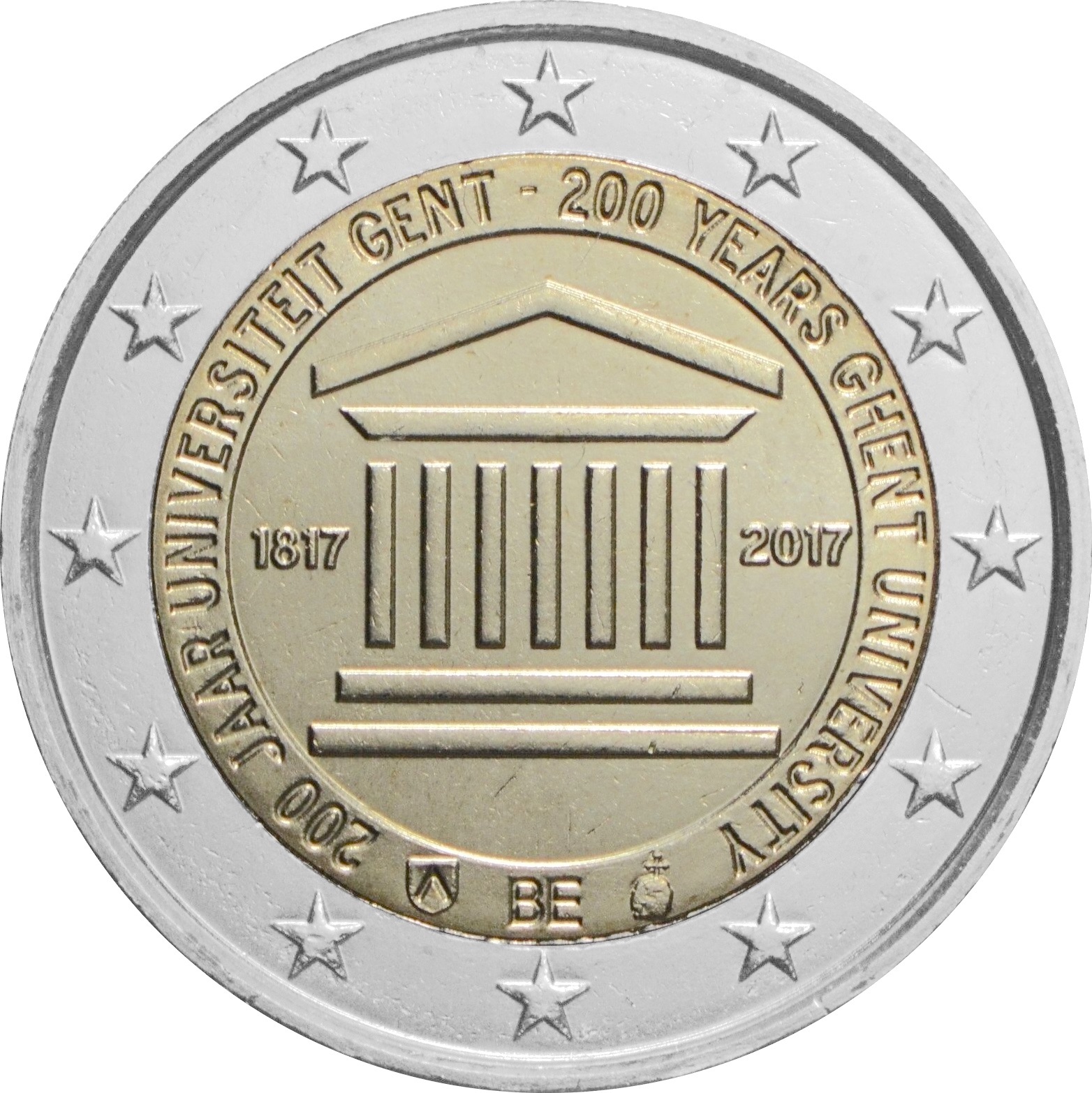 Belgio - 2 € Università di Gent 2017