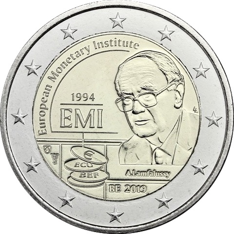 2 € 25° anniversario dell’Istituto monetario europeo 2019