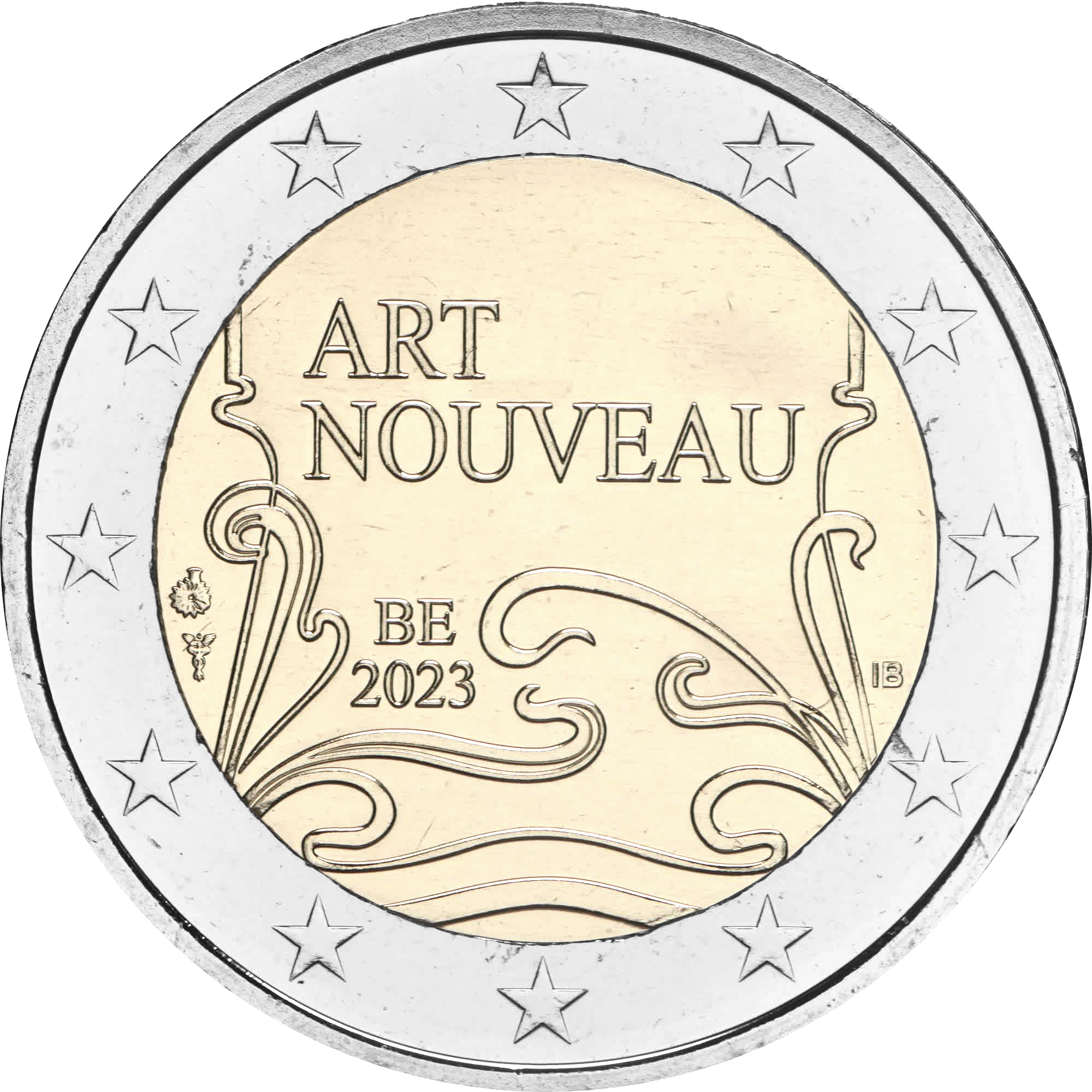 Belgio 2023 - 2 € Art Nouveau Belgio 2023 - 2 € Art Nouveau