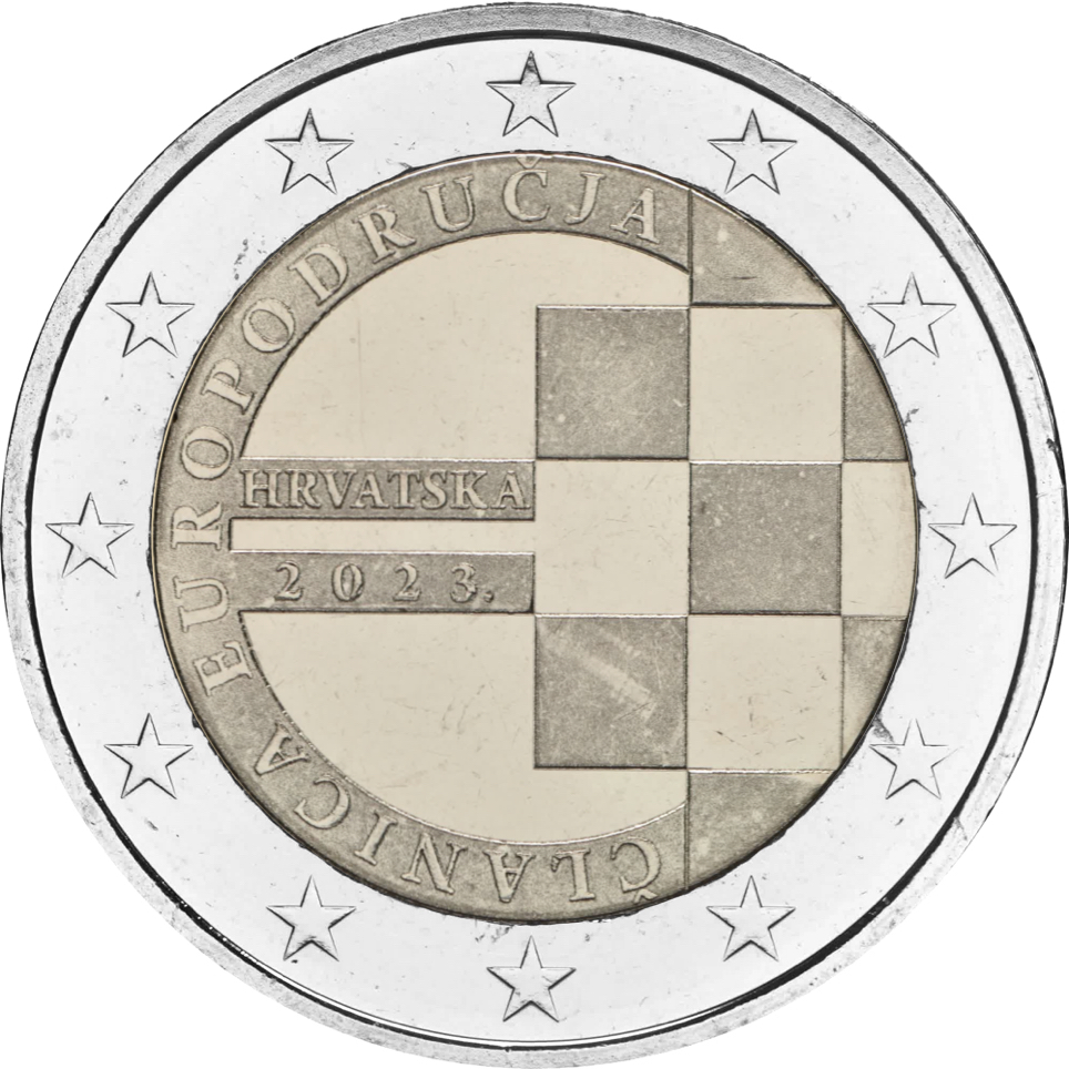 Croazia 2023 - 2 € Introduzione dell'Euro Croazia 2023 - 2 € Introduzione dell'Euro