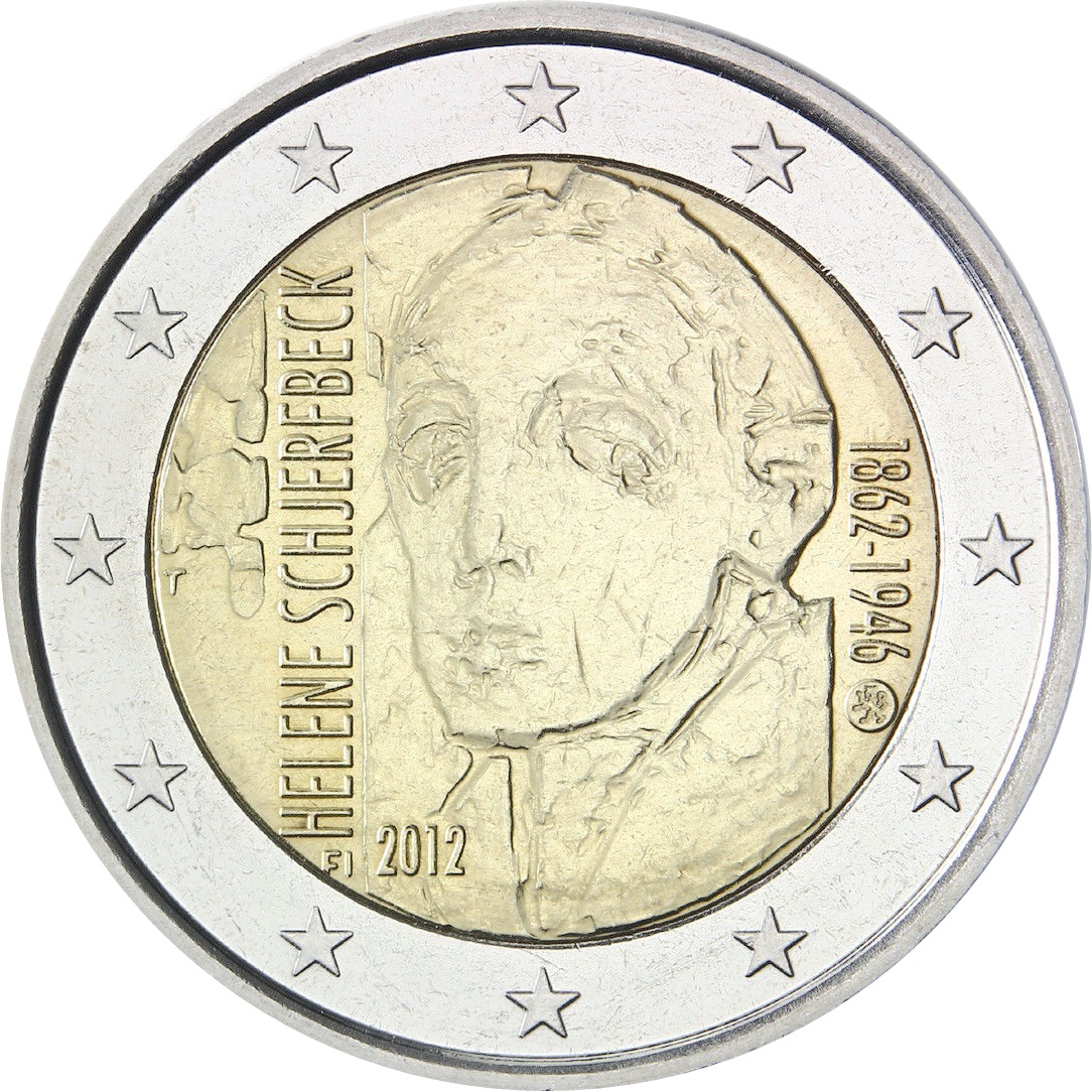 Finlandia - 2 € Helene Schjerfbeck 2012