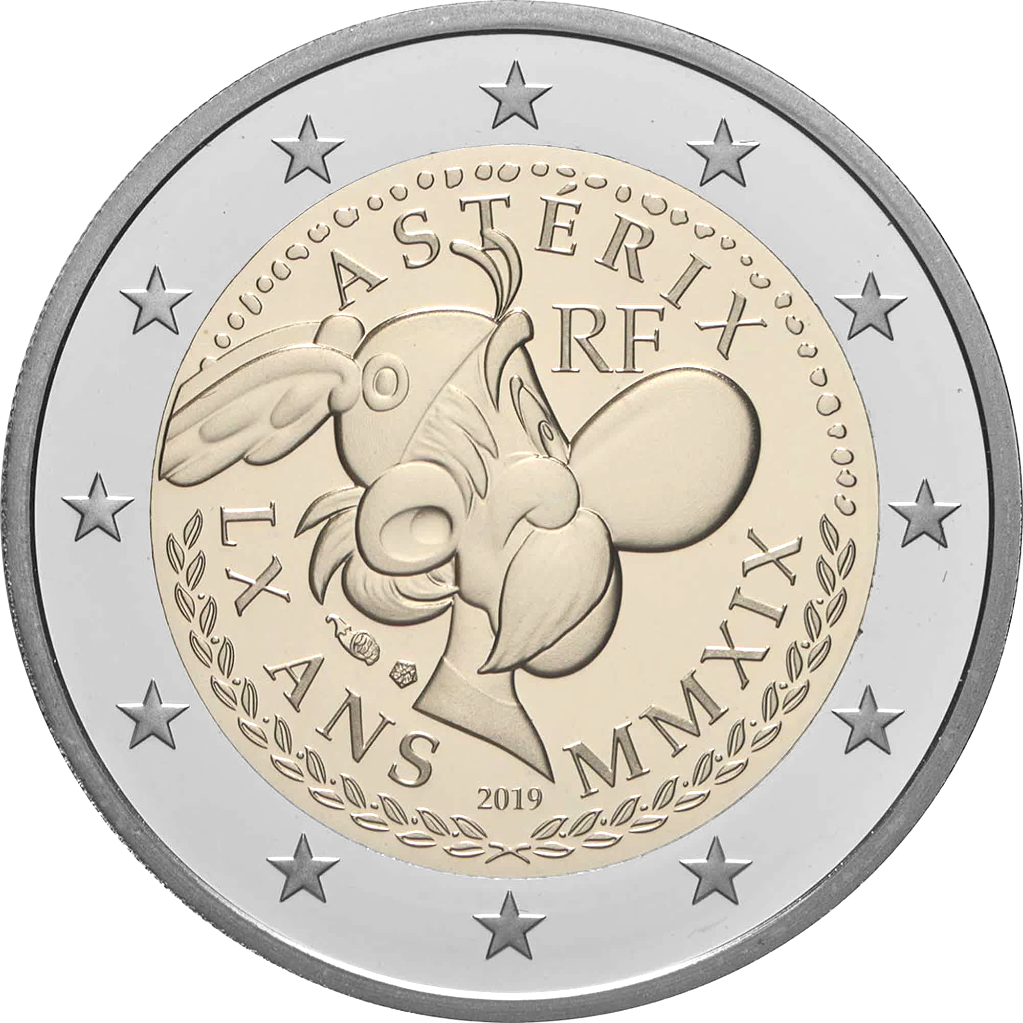 Francia - 2 € Asterix 2019 in coincard