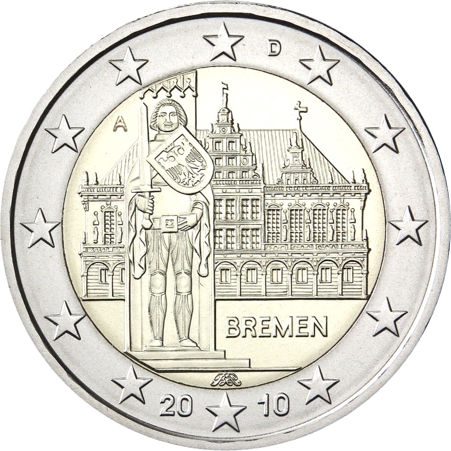 Germania - 2 € Brema 2010