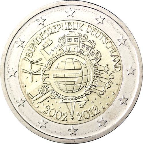 Germania - 2 € Decennale Euromonete 2012