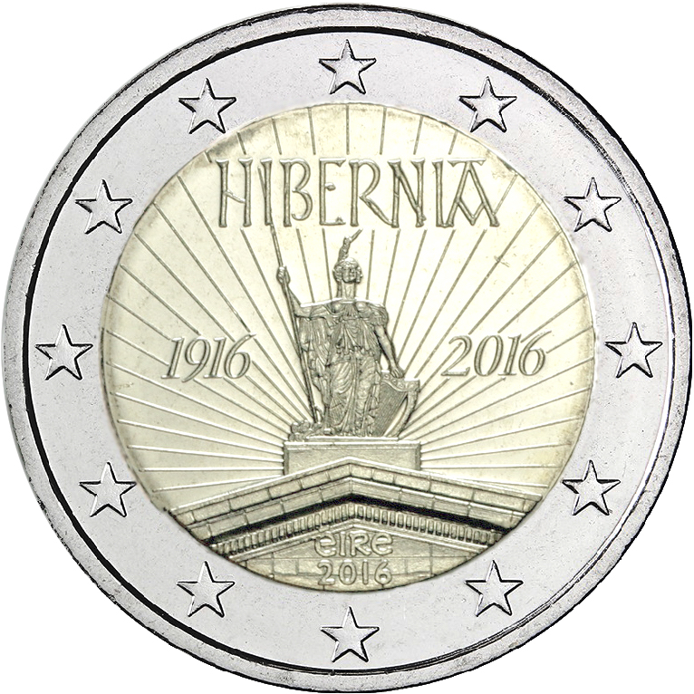 Irlanda - 2 € 100° anniversario rivolta di Pasqua 2016
