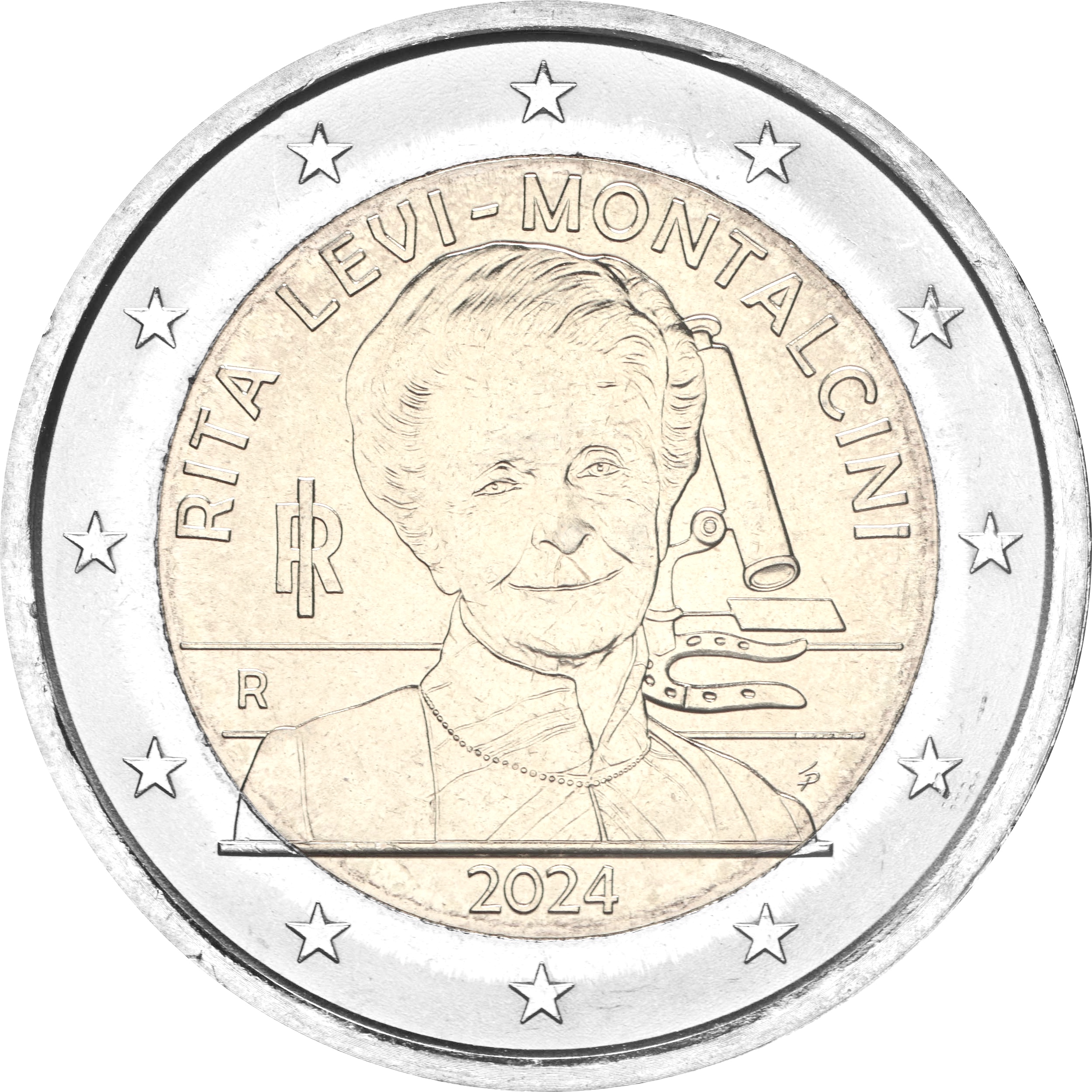 Italia 2024 2 euro Rita Levi Montalcini Italia 2024 2 euro Rita Levi Montalcini