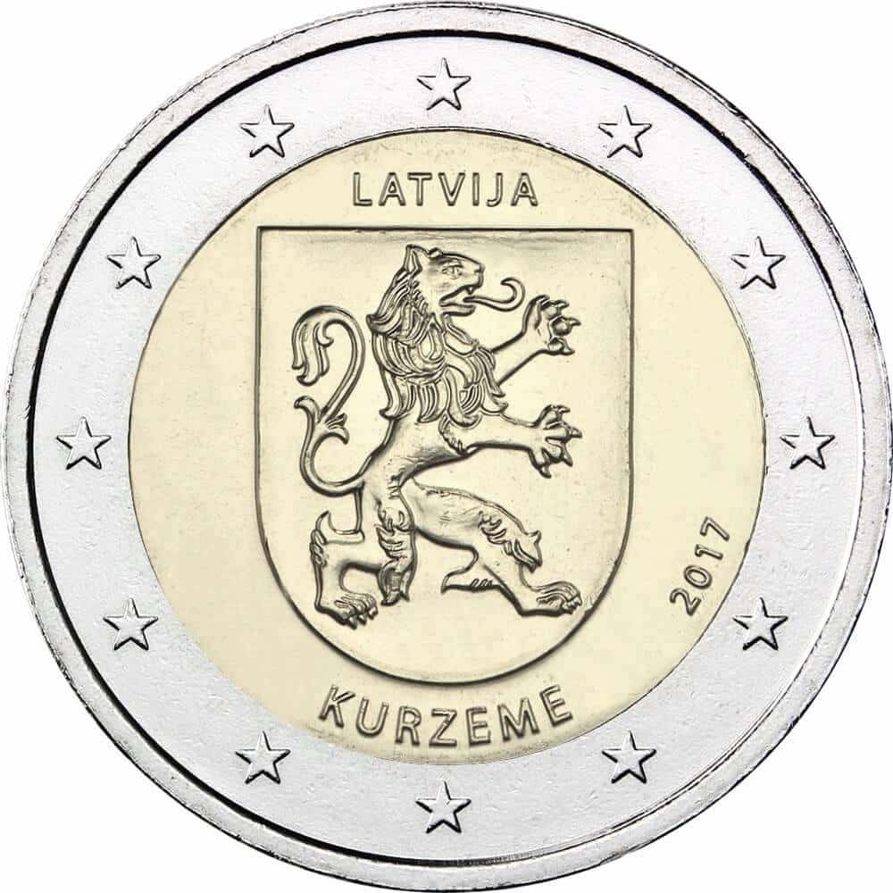 Lettonia - 2 € Curlandia 2017 Lettonia - 2 € Curlandia 2017