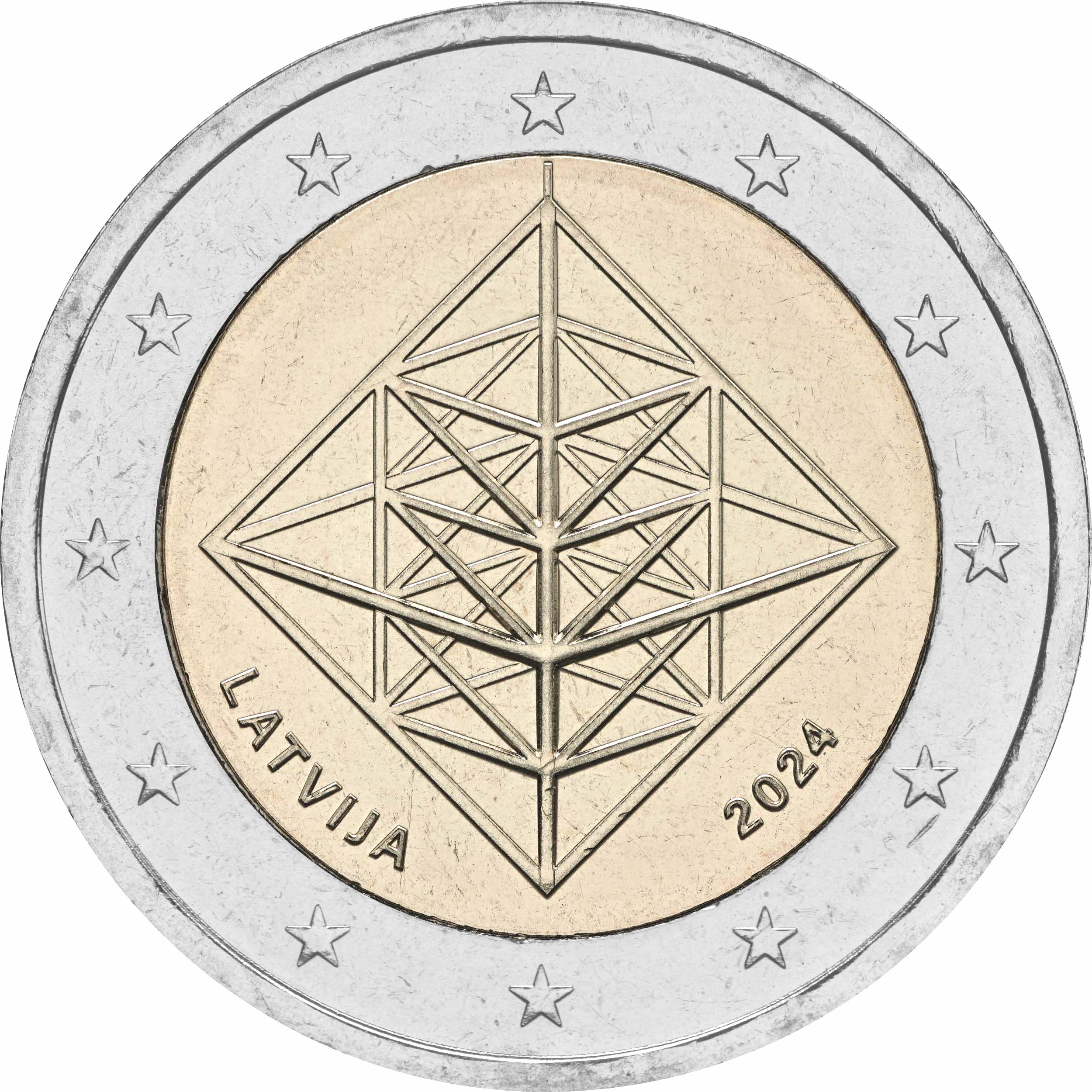 Lettonia 2024 - 2 € Puzuris Lettonia 2024 - 2 € Puzuris