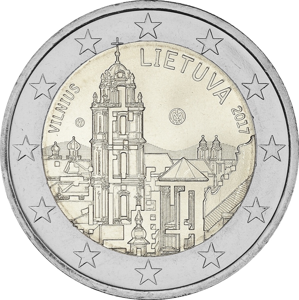 Lituania - 2 € Vilnius capitale della cultura 2017