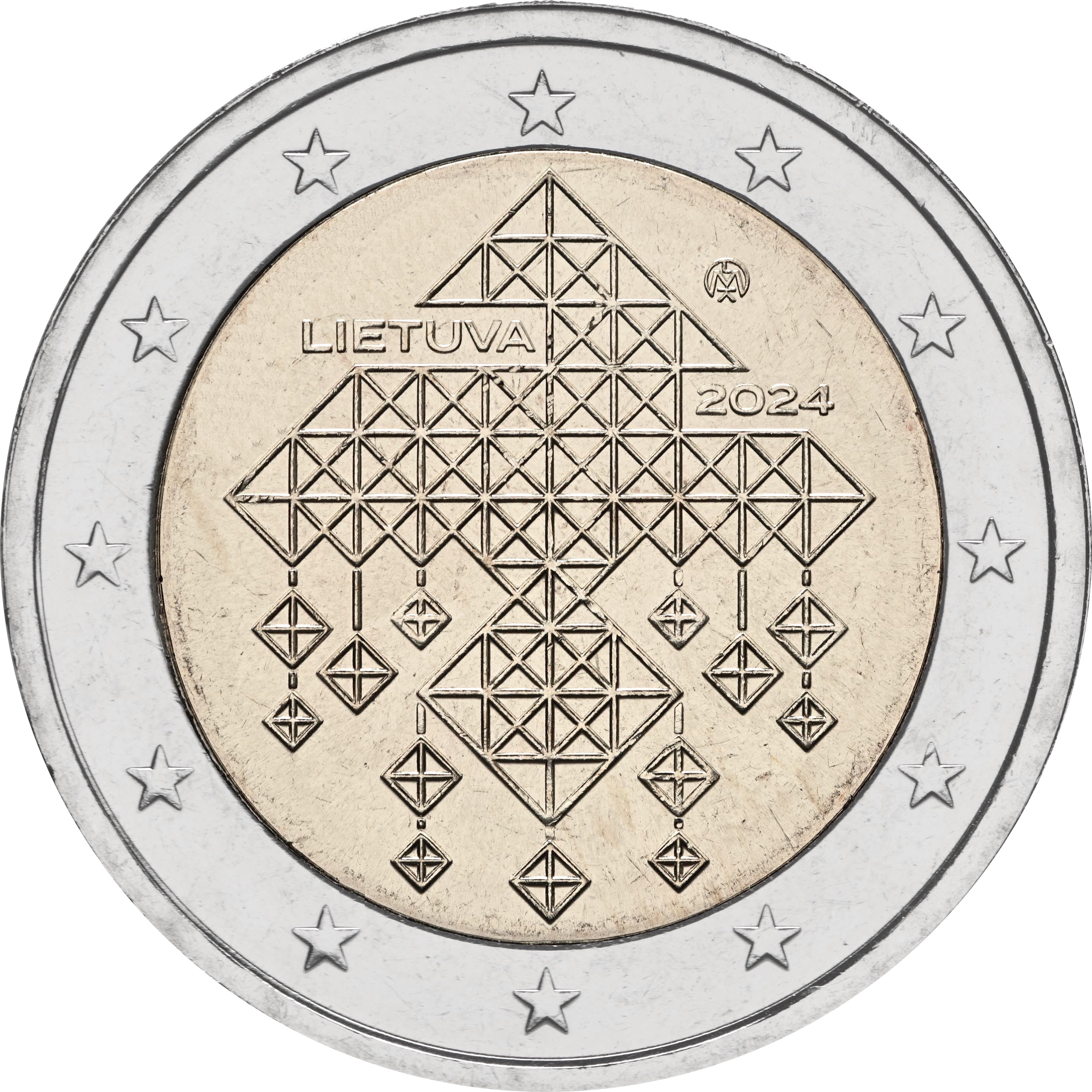 Lituania 2024 2 € Giardini di Paglia - Unesco Lituania 2024 2 € Giardini di Paglia - Unesco