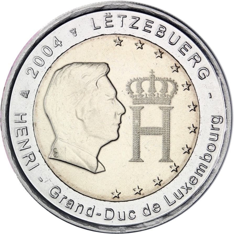 Lussemburgo - 2 € Monogramma Granduca Henri 2004