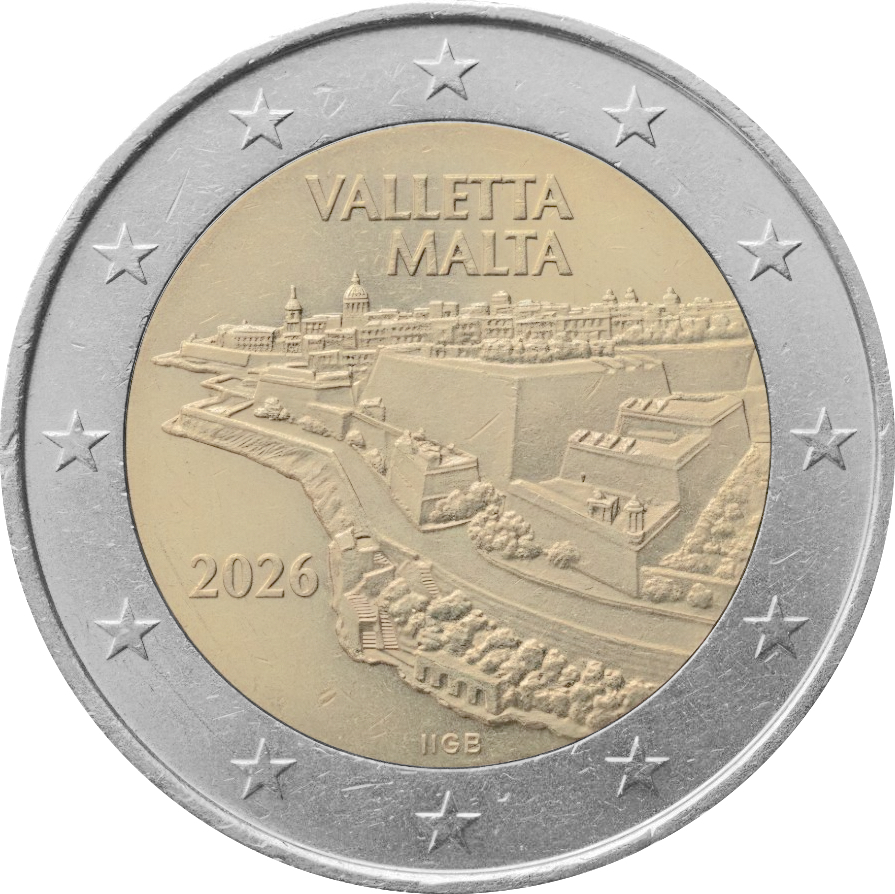 Malta 2026 - 2 € Valletta Malta 2026 - 2 € Valletta