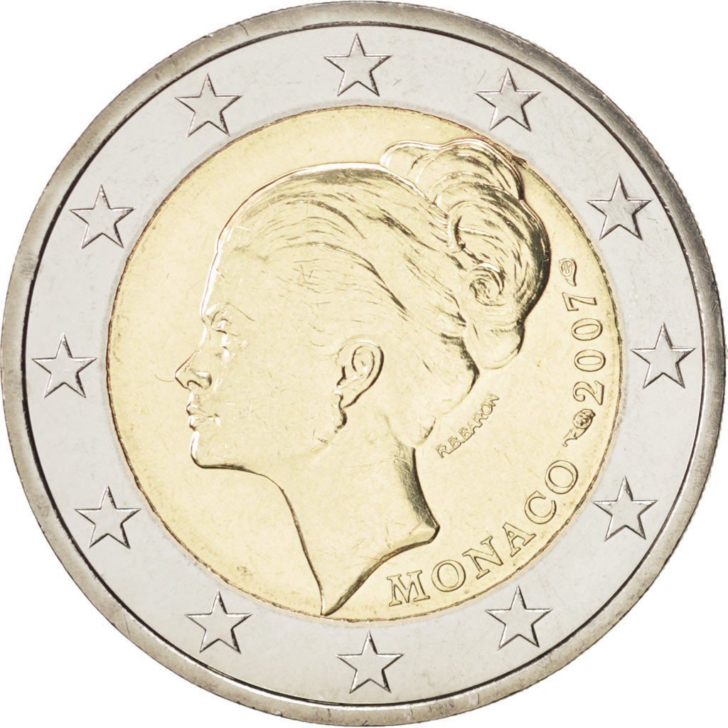 Monaco - 2 € 25° anniversario della morte della Principessa Grace 2007