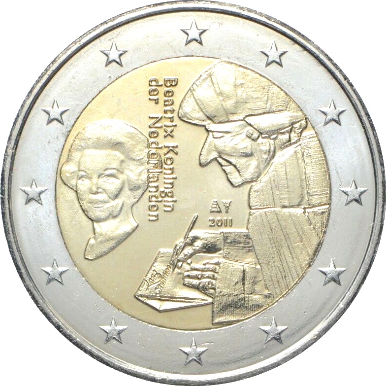 Olanda - 2 € 500° anniversario Elogio della follia 2011