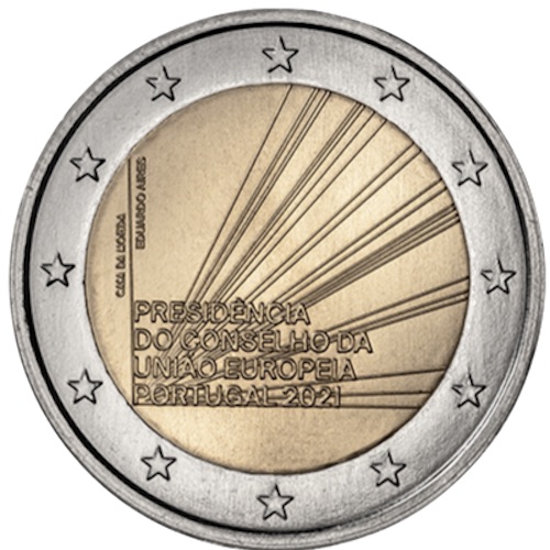 portogallo 2021 2 € Presidenza Unione Europea 2021