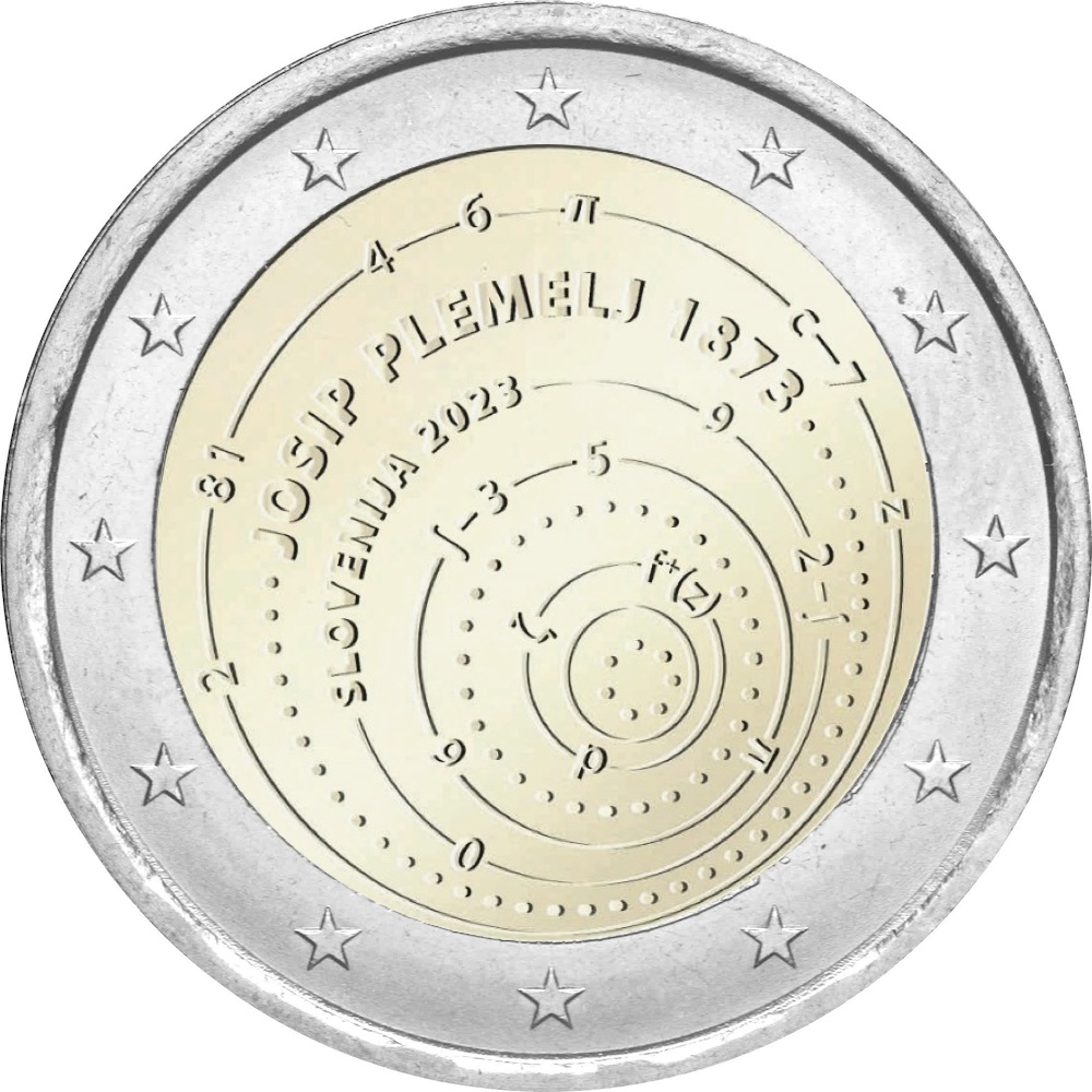 Slovenia 2023 - 2 euro Josip Plemelj Slovenia 2023 - 2 euro Josip Plemelj
