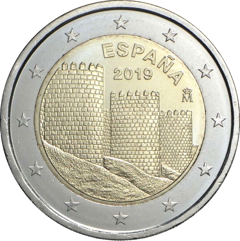 Spagna - 2 € Ávila 2019